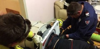 Man Trapped In Washing Machine in Australia