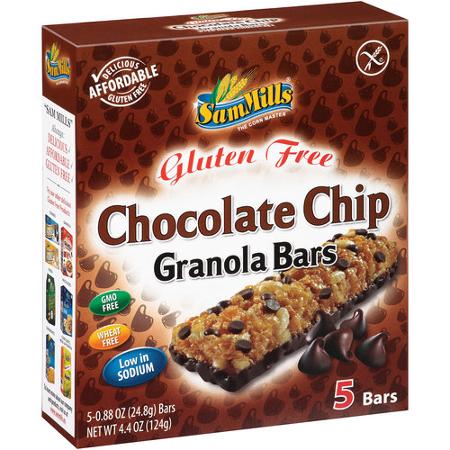 Gluten Free Chocolate Chip Granola Bar