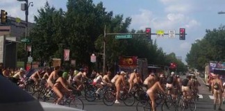 Philly Bicyclists Strip Down for Naked Trek