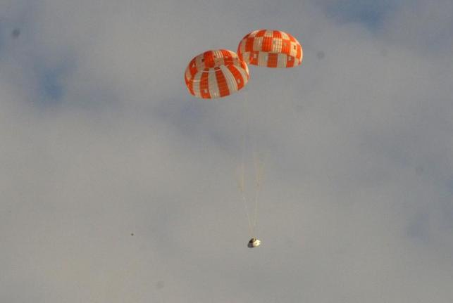 Orion Parachutes Pass Failure Test