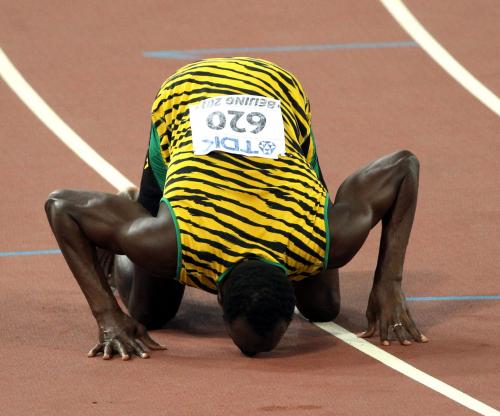 Segway-Riding Cameraman Takes out Usain Bolt