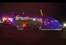 Southwest Airlines Plane Skids Off Runway At Orlando