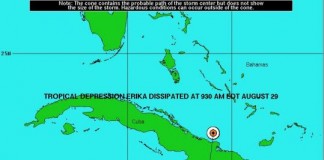 Tropical Strom Erika
