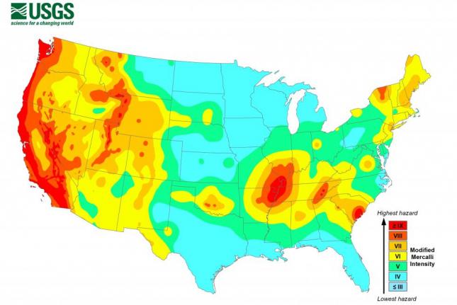Half Of Americans Live In Areas Prone To Earthquakes