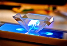 Smartphone 3-D Hologram Projector