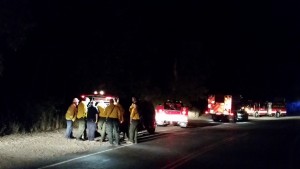 Unified firefighters prepare to deploy early Saturday morning in response to the Church Fire burning at the top of Millcreek Canyon. Photo: Gephardt Daily