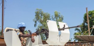 Peacekeepr Bangui Central African Republic