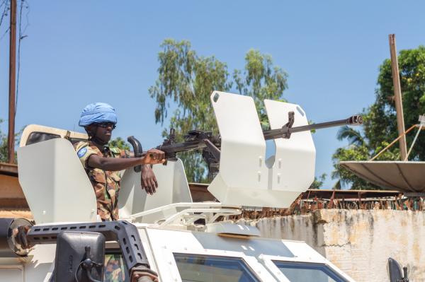 Peacekeepr Bangui Central African Republic