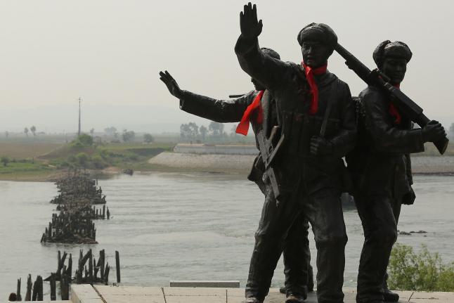 Bridge Connecting China and North Korea