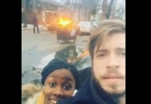 Dumpster Fire Selfie Goes Wrong New Haven