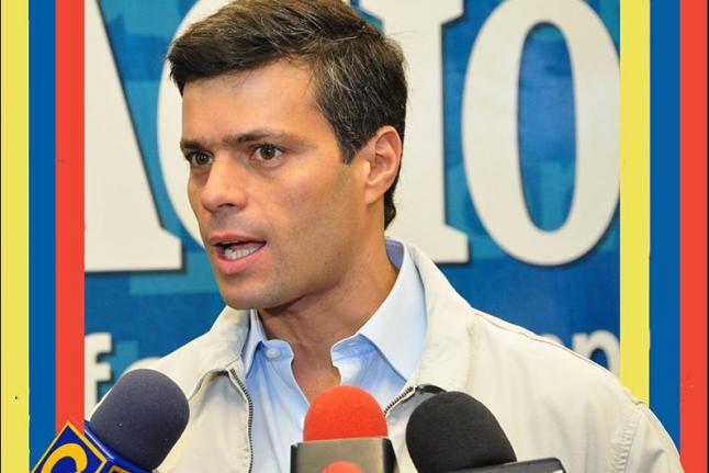 Venezuelan Opposition Leader Leopoldo Lopez