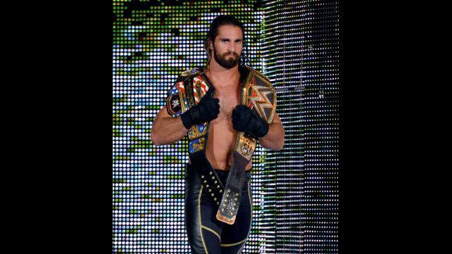 Fan Jumps Rail During Seth Rollins' Ring Entrance