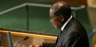 Zimbabwe's President Robert Mugave