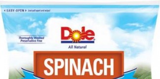 Dole Recalls Bagged Spinach Out Of Salmonella Fear