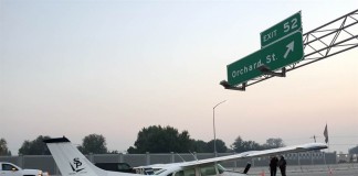 Airplane Makes Emergency Landing On Idaho Freeway