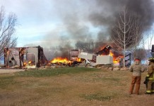 Fire Near Bear Lake