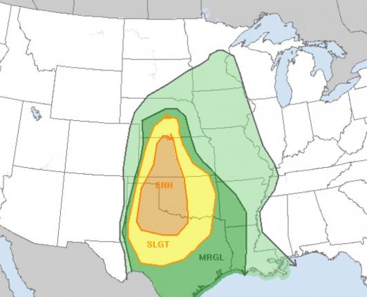 Snow And Tornadoes For Central U.S.