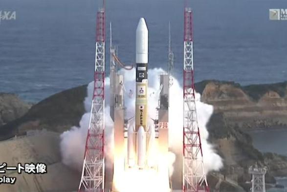 Japan Launches First Commercial Satellite