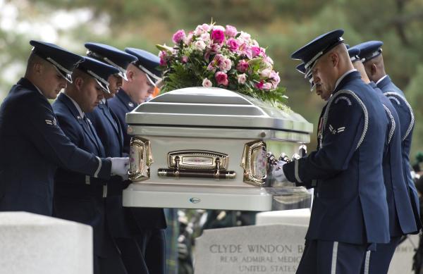 Maureen O'Hara Laid To Rest In Arlington National Cemetery
