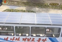 North-Korea-introduces-solar-powered-buses