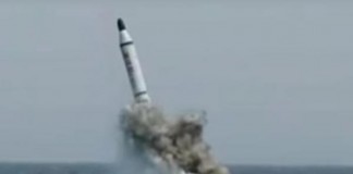 North Korean Missle Test Launch From Submarine