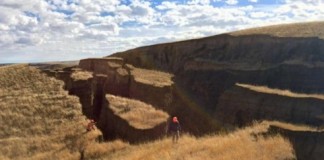 Crack Opens Up In Wyoming's Bighorn Mountains