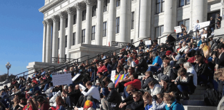 Hundreds Rally Against New LDS Church Policies