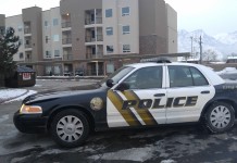 The Orem Police Department responded Monday to an apartment at 1675 S. 400 East, Orem, where a 27-year-old homicide victim was found. A suspect in the incident was involved in a police standoff later at an Eagle Mountain Golf Course. Photo: Gephardt Daily staff