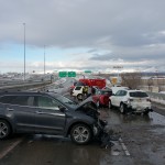 Five-Car Crash On I-15 Interchange