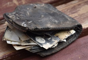 Pictured is the wallet of WW II, U.S. Army Veteran, Eligio Ramos, 91, found and returned 70 years later after losing it in an Austrian farmhouse in 1945. Photo by: Will McCullough.