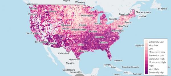 Map Shows Student Loan Borrowers