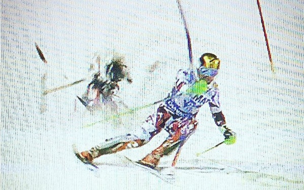 Falling Drone During Run In Ski World Cup