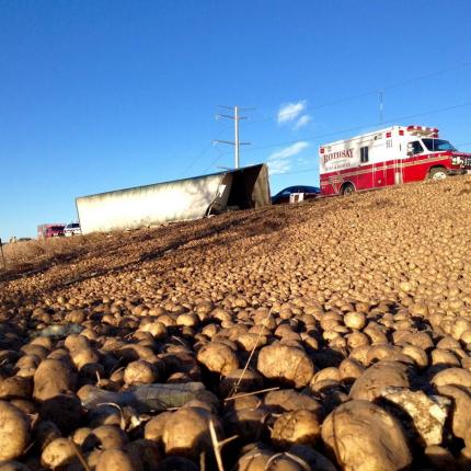 Potato Truck Spill