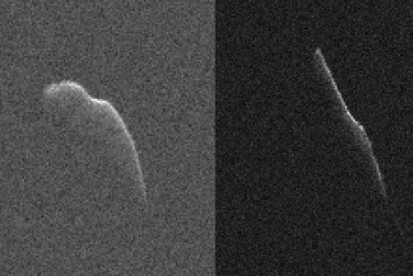 Astronomers have been collecting radar images of the Christmas Eve asteroid over the last several days. Photo by NASA/JPL
