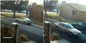 The suspect in a home invasion robbery left the scene in a Gold 4-door vehicle police are hoping to identify. Photo Courtesy: Orem City Police 