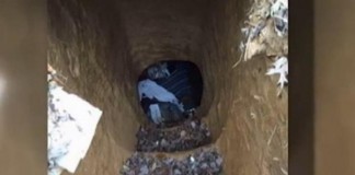 Man Living In 15-Foot-Deep Tunnel