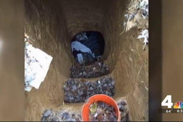 Man Living In 15-Foot-Deep Tunnel