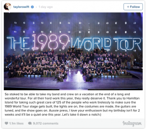 Photo Courtesy: Taylor Swift / Instagram