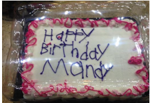 Cake Decorated By Autistic Worker