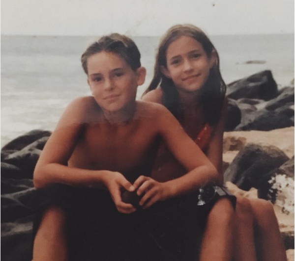 Kristin Cavallari posted this throwback picture of her and her brother on Instagram Monday. Photo Courtesy: Instagram