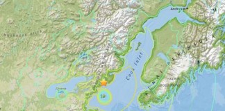 Earthquake Strikes South Alaska