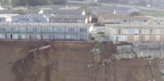 Evacuation Of Cliffside Homes