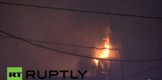 Moscow Factory Fire
