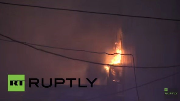 Moscow Factory Fire