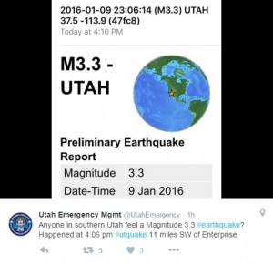 Utah Earthquake