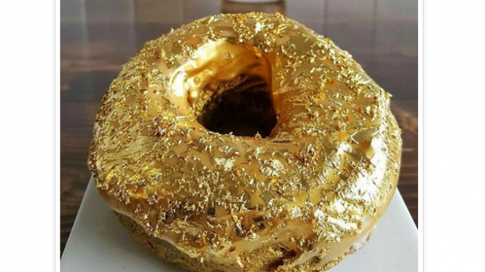 Gold-Topped Doughnut