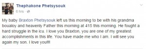 Braxton dad statement
