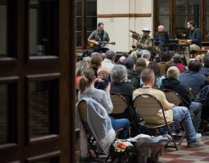 Hundreds of jazz fans pack Ogden's Union Station to hear saxophone legend Joe McQueen perform, Feb. 2016. Photo: Gephardt Daily 