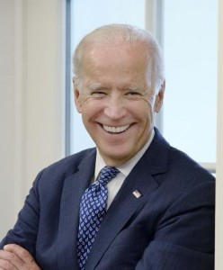 Vice President Joe Biden will introduce pop star Lady Gaga (R) at the 88th Annual Academy Awards Sunday. File Photo (L) by Olivier Douliery/UPI (R) by Jim Ruymen/UPI