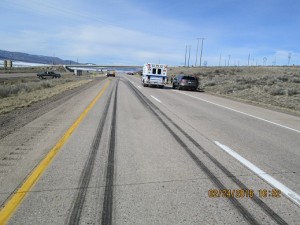 A Salem woman died after being stuck by a semi on I-15 Wednesday afternoon. Photo Courtesy: UHP